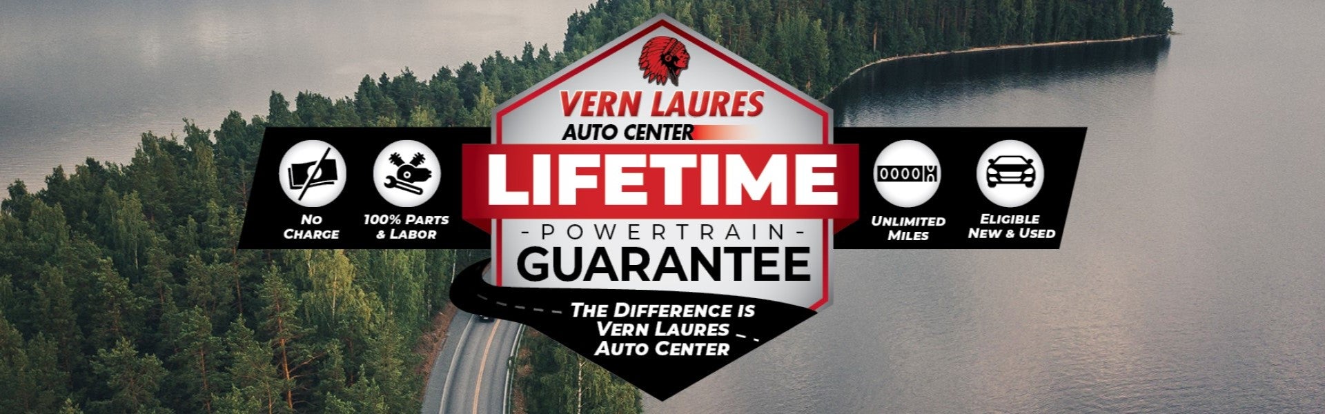 Vern Laures Lifetime Powertrain Guarantee