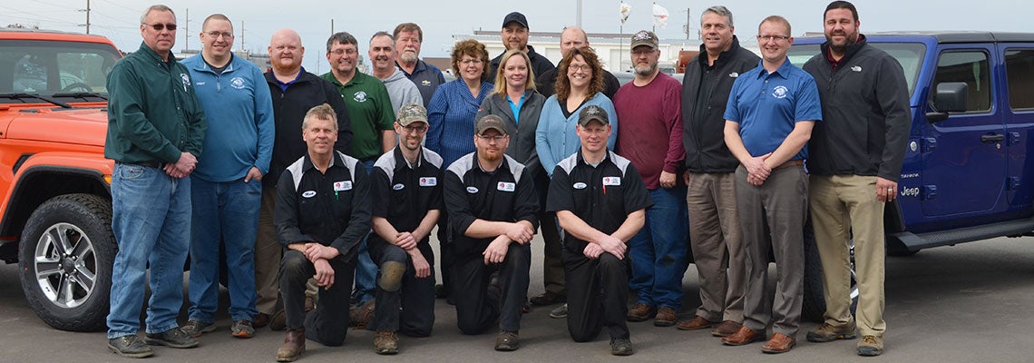 The entire staff of Vern Laures Auto Center